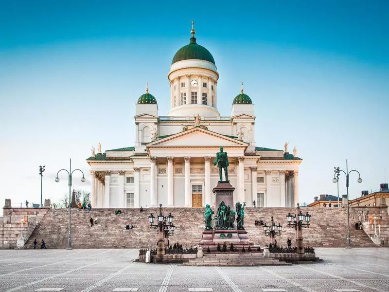 Helsinki Cathedral in Helsinki, Finland