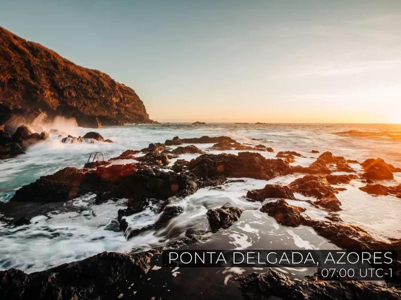 Azores, Portugal in the morning