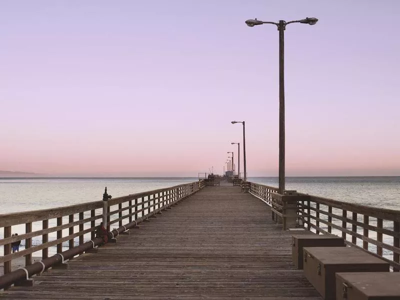 Avila Beach Pier at Dusk