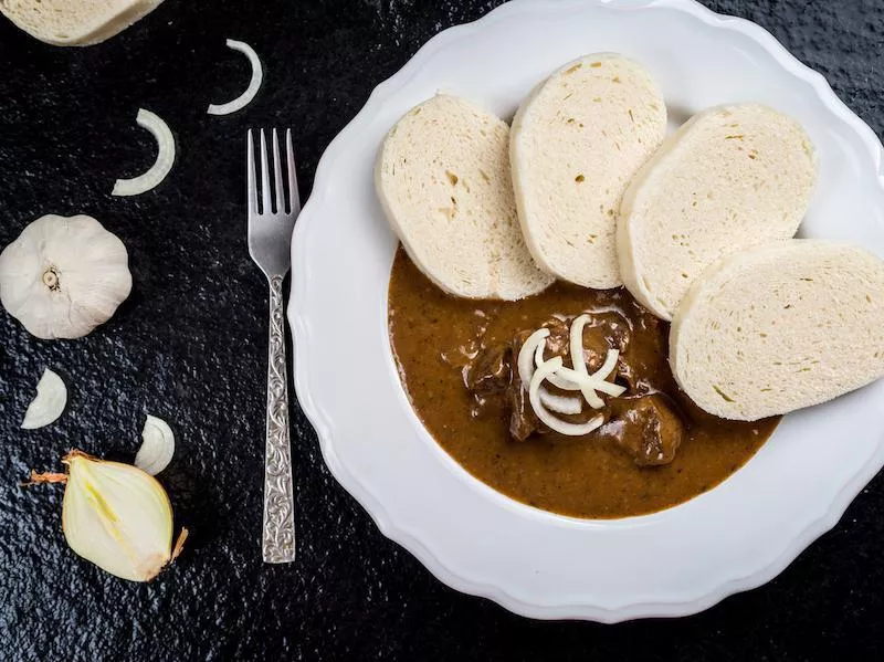 goulash with dumplings