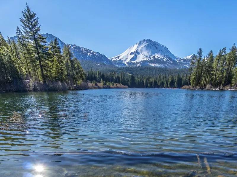 Manzanita Lake and Mt. Lassen