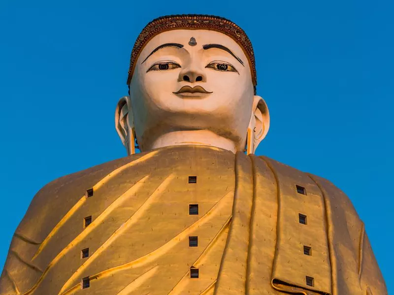 Laykyun Sekkya Buddha in Myanmar