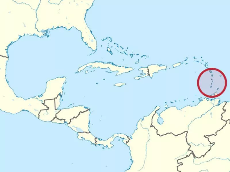 Map of Saint Vincent and the Grenadines