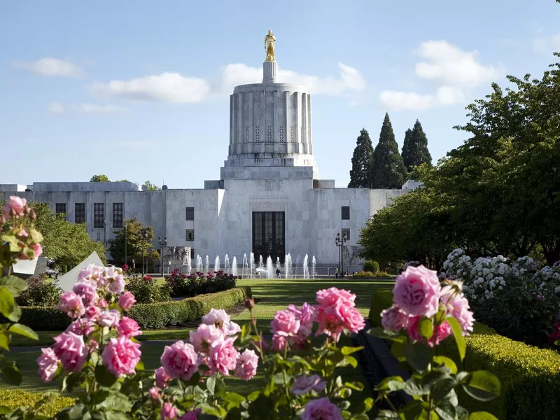 Oregon State Capital Building in Salem