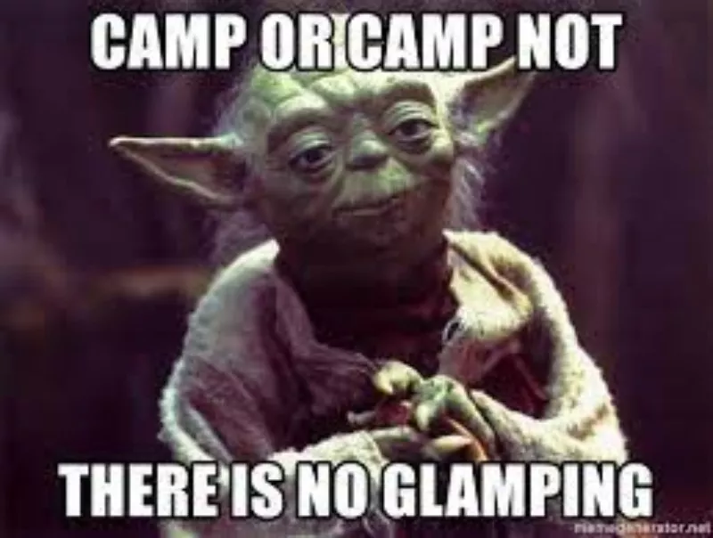 Star Wars glamping meme