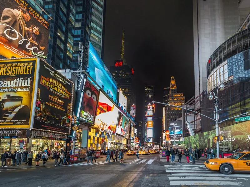 Time Square and Broadway in New York