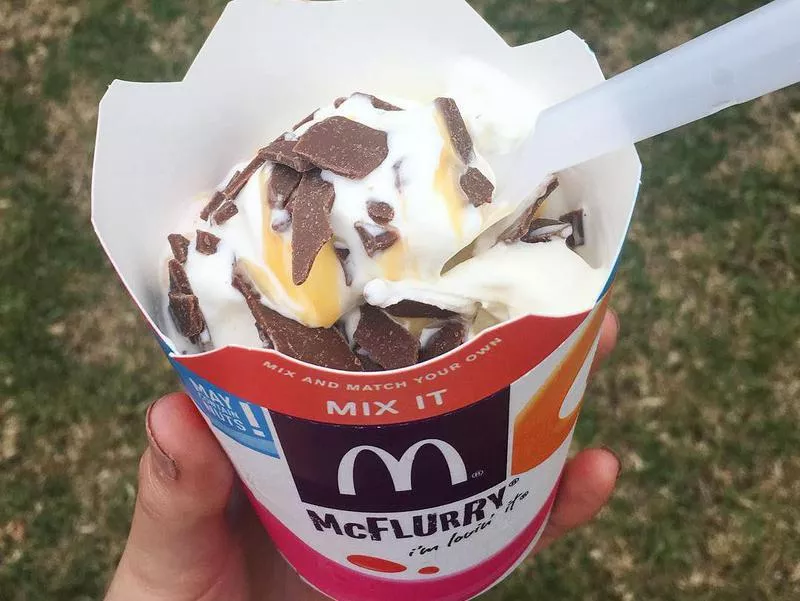 Cadbury Creme Egg McFlurry