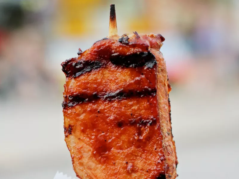 Meat on a stick