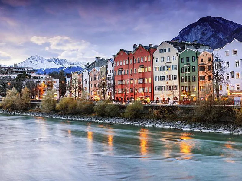 River and mountains in Austria