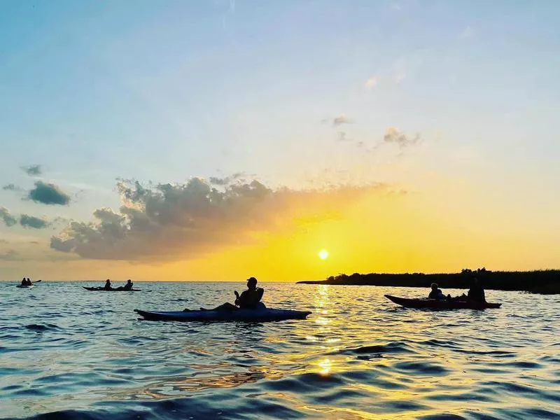 Kayaking in Fountainebleau State Park