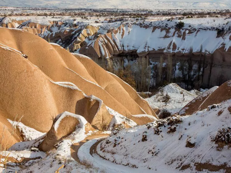 Snow in the Sahara