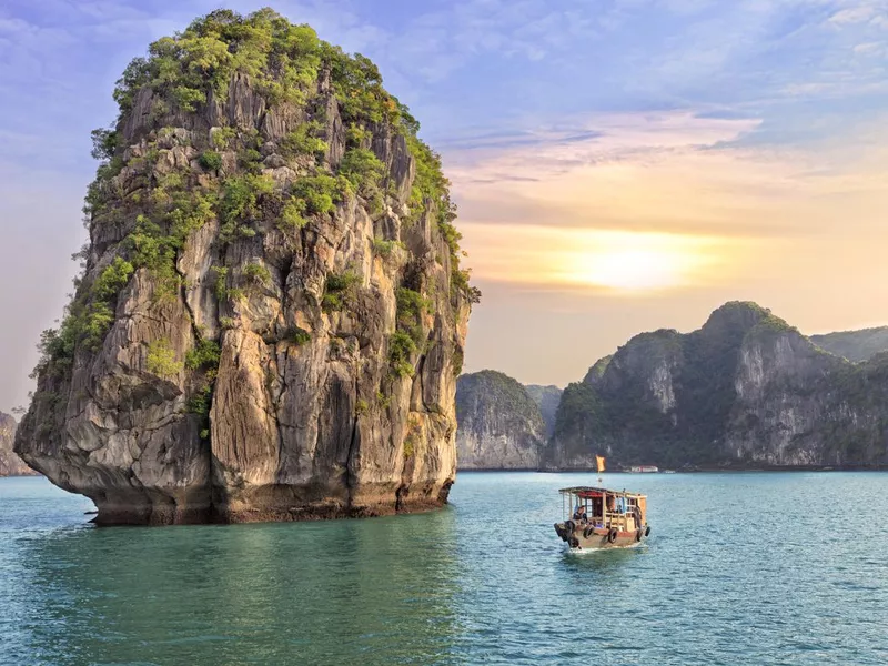 Boat in Halong Bay