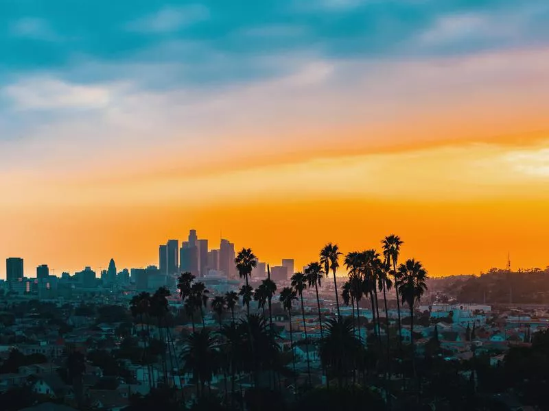 Los Angeles at sunset