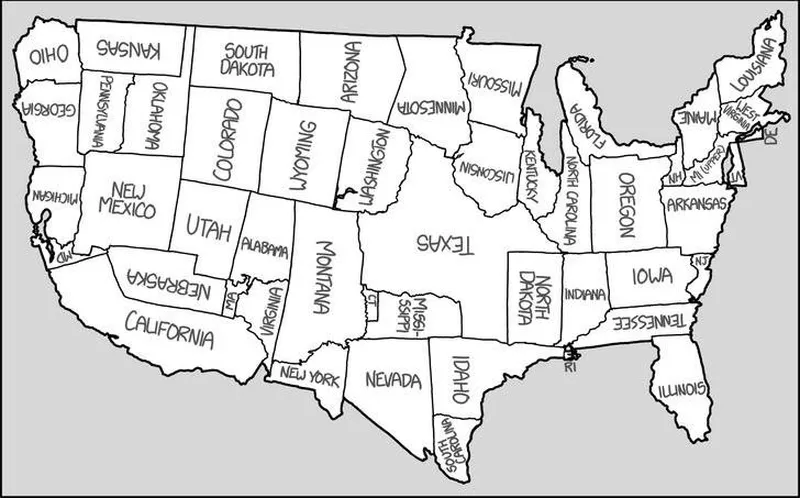 Bad map of the U.S.