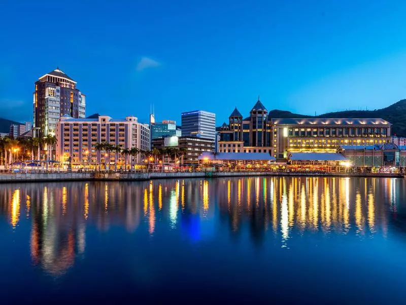 Port Louis by Night Mauritius