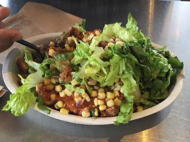 Chipotle salad