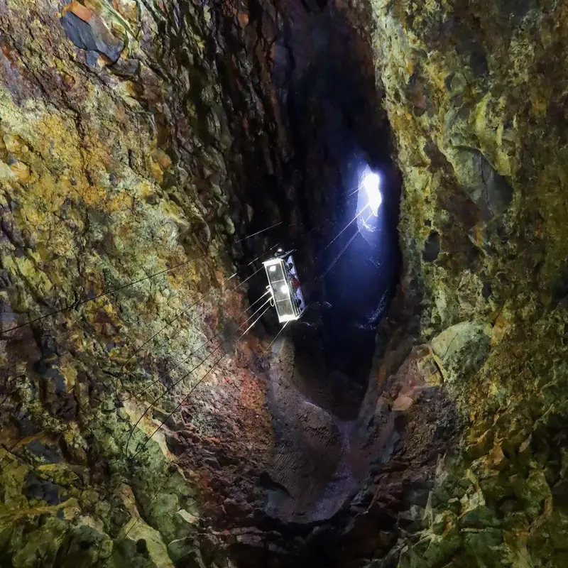 Thrihnukagigur Volcano in Iceland