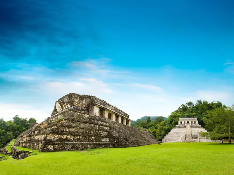 Ruins of Palenque in Chiapas, Mexico