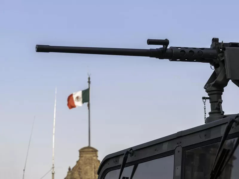 Police vehicle in Mexico