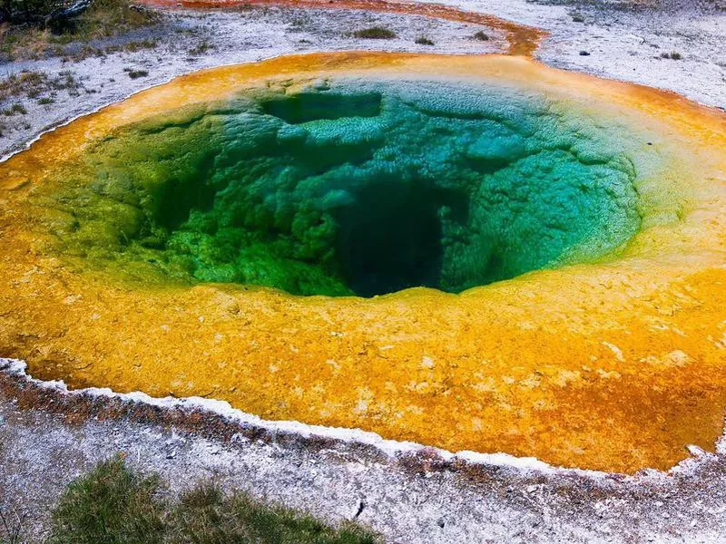 Morning Glory spring in Yellowstone