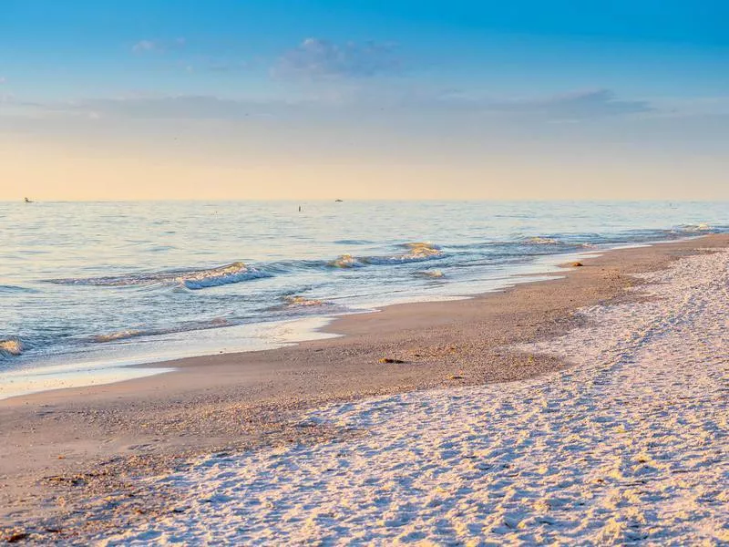 Anna Maria Island beach in Florida