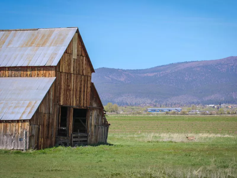 Old barn in Susanville, California