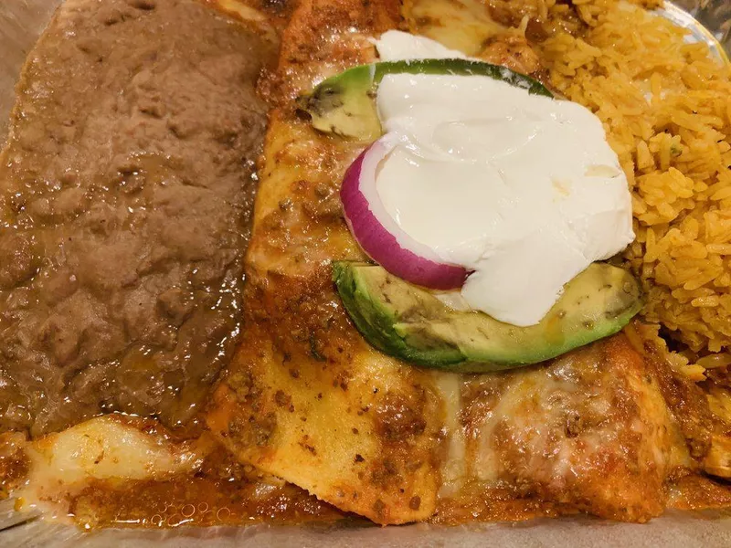 Enchiladas from Los Cucos