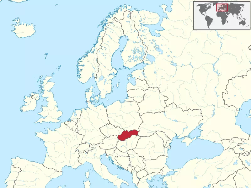 Slovakia map