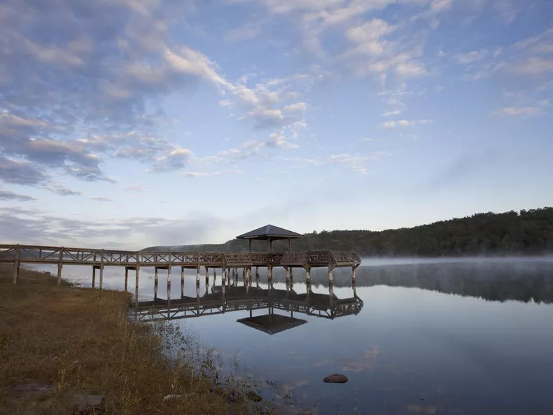 Small Pier in Clarksville Arkansas