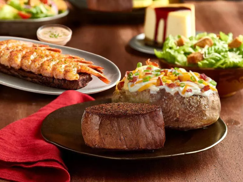 Outback Steakhouse food