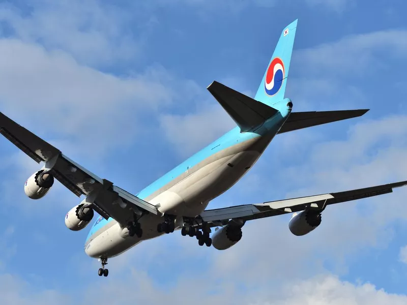 Korean Air Cargo Boeing B747-8F (HL7629) freighter.