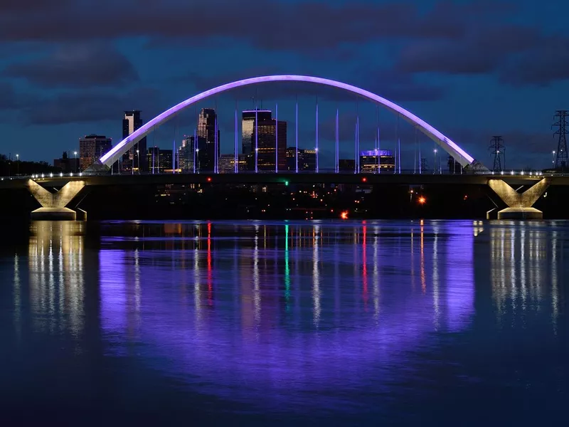 Lowry Avenue Bridge in Minneapolis