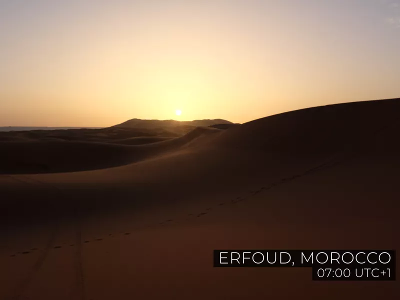 Saharan sunrise