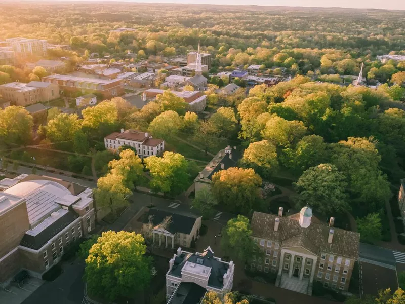 University of North Carolina in the Spring