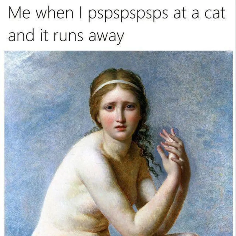 Animal art history meme