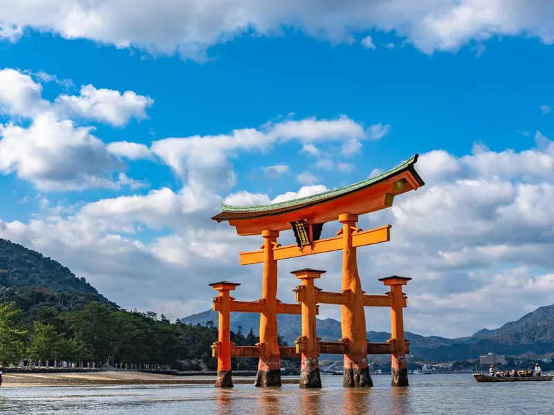 Torii gate in Hiroshima