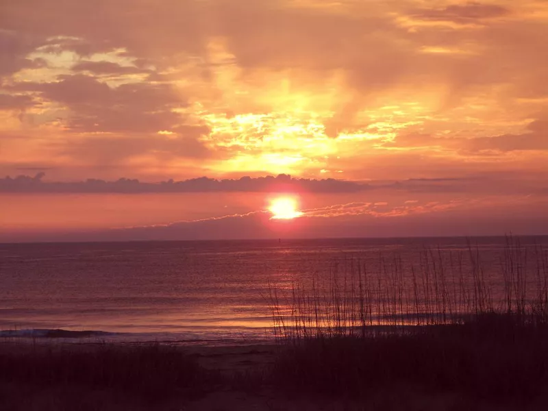 Sunrise at Sandbridge Beach