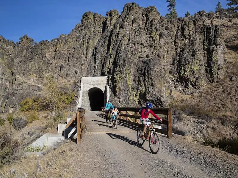 Bizz Johnson National Recreation Trail in Susanville, California