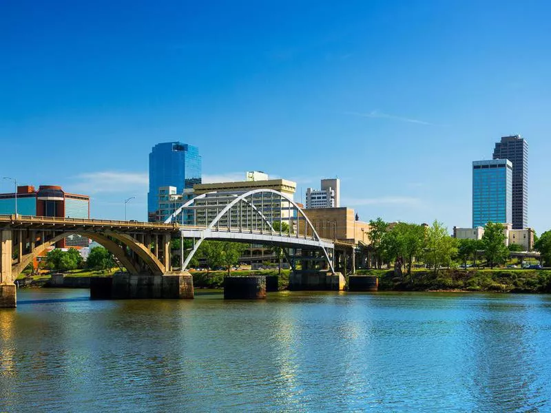 Little Rock skyline, Arkansas