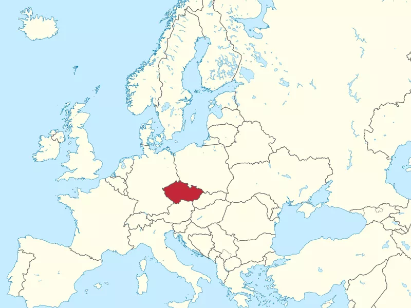 Czechia map