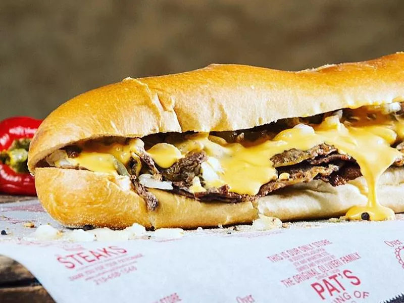 Pat's Philly cheesesteak