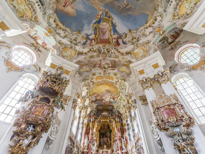 Pilgrimage Church of Wies interior