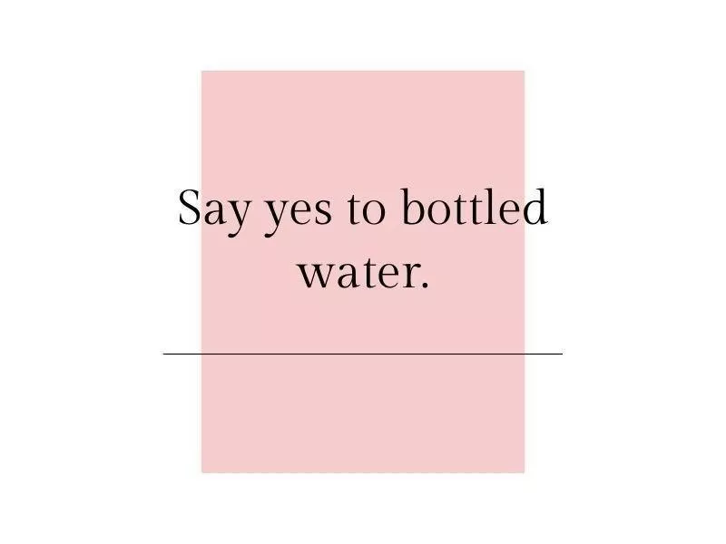 Bottled water