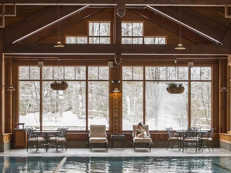 Mohonk Mountain House indoor pool