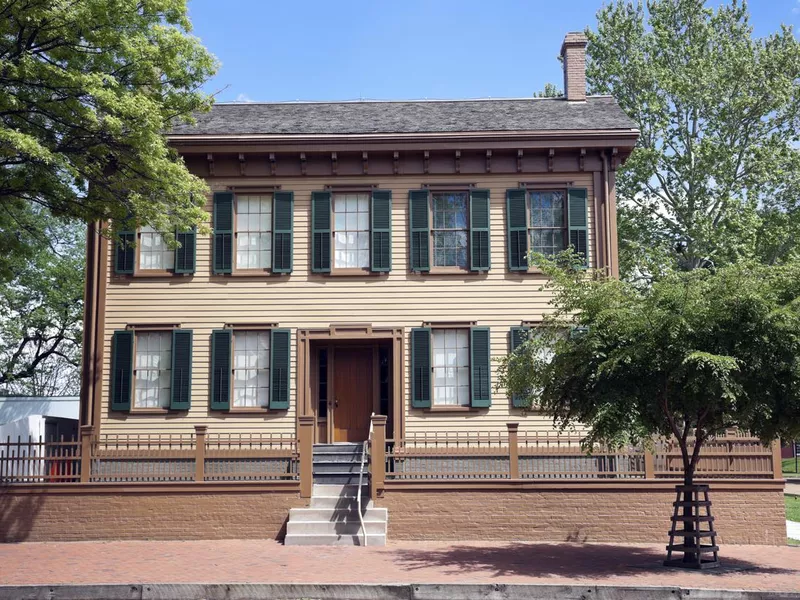 Abraham Lincoln's House in Springfield, Illinois.