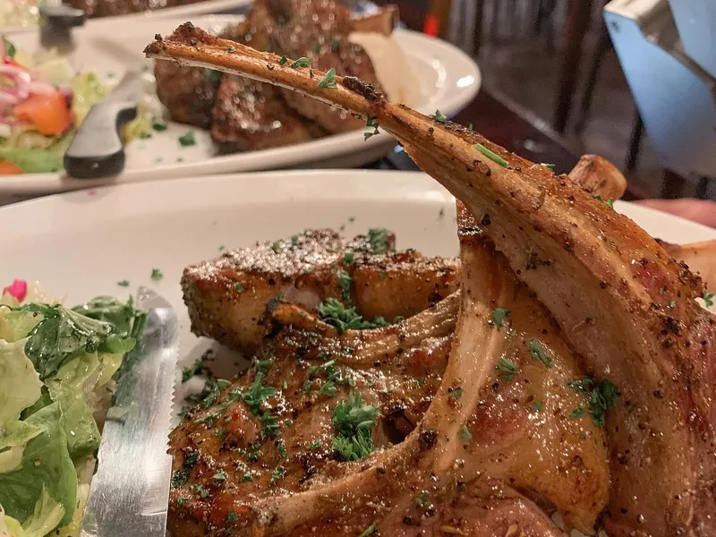 Turkish Delight Alaska lamb chops