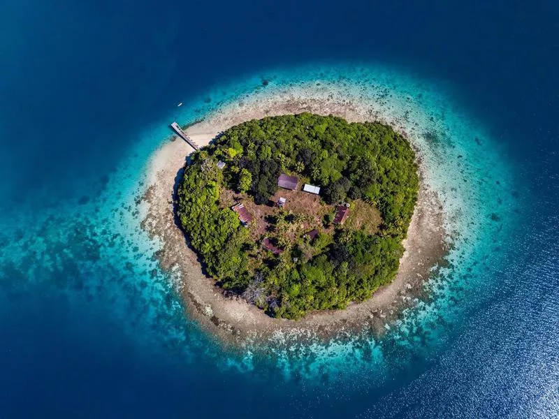 Small island in Tonga