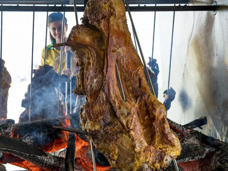 Typical Colombian meat called mamona