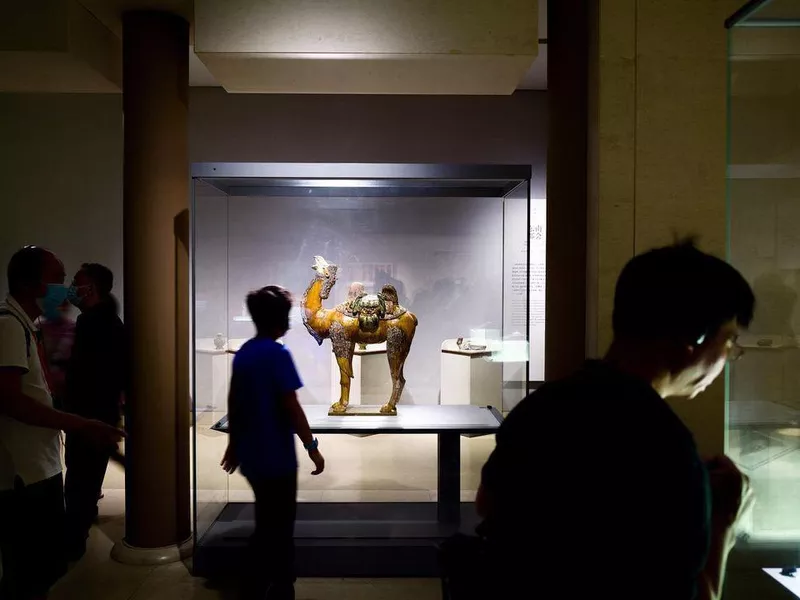 People at Nanjing Museum