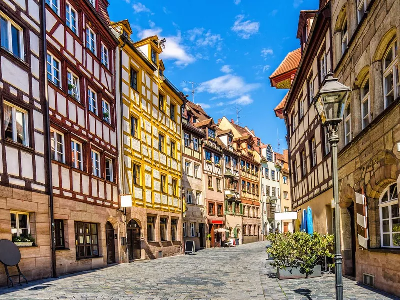 Historic Houses in Nuremberg, Germany